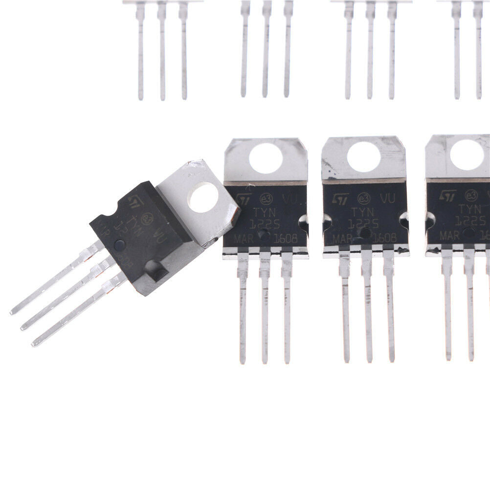 10pcs TYN1225 25A 1200V Unidirec tional Thyristor Triacs TO-220 DD
