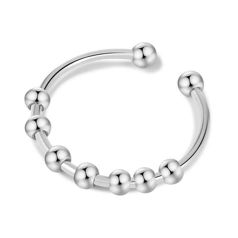 Anxiety Ring with Turntable Beads is Suitable for Anxiolytic Stress Gifts