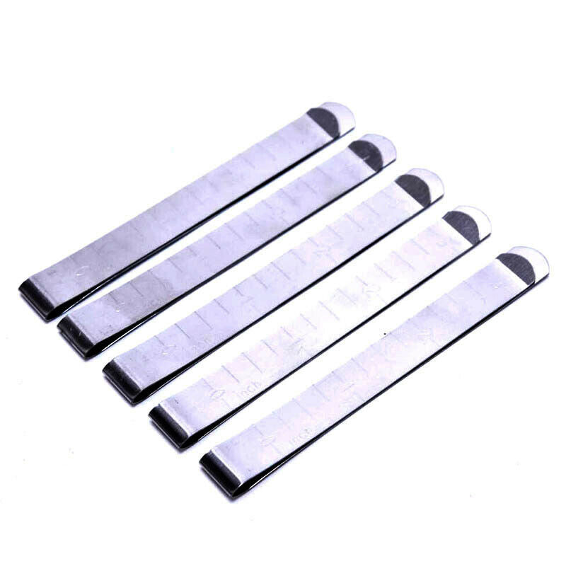 5Pcs/Pack Metal Sewing Crimping Clip Stainless Steel Ruler Measurement Cl.l8