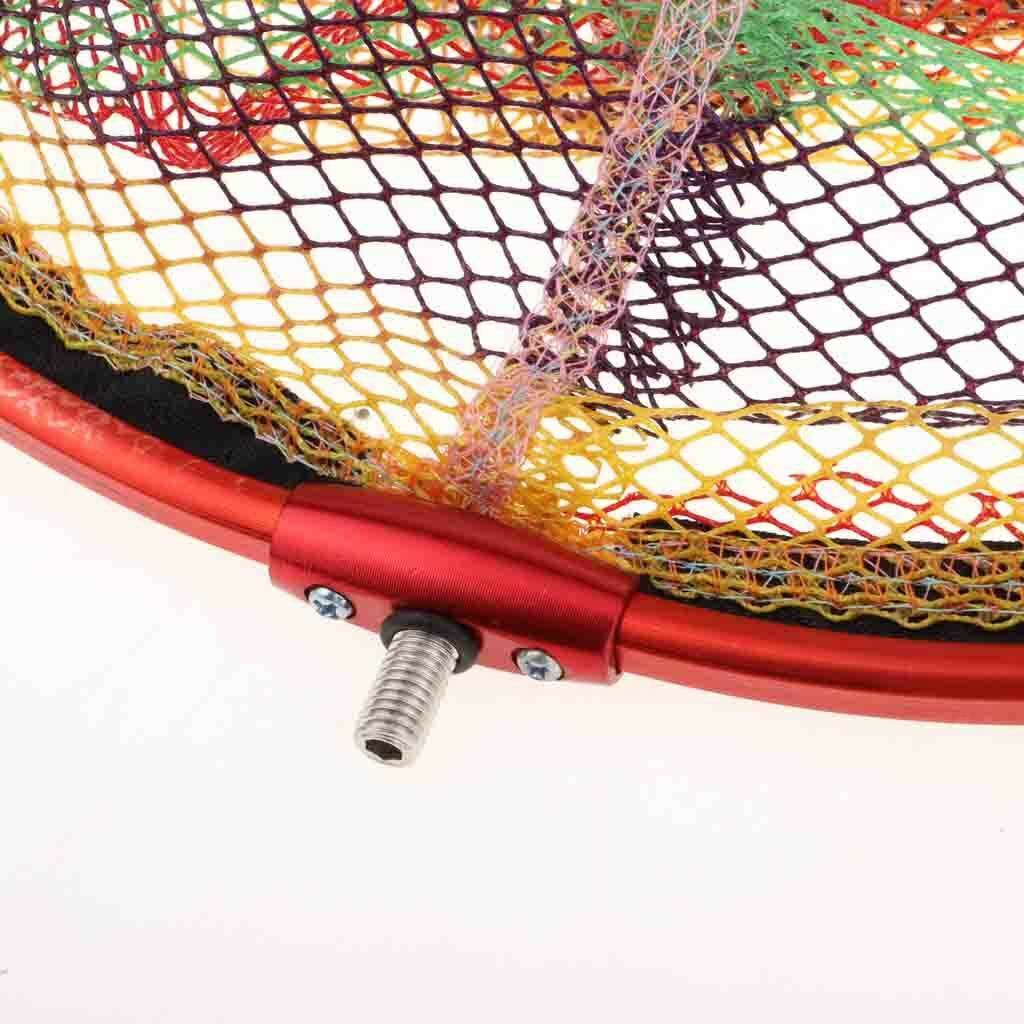 Aluminum Alloy Fishing Folding Net Brail Head Round Dipnet Tackle Accessory 18cm