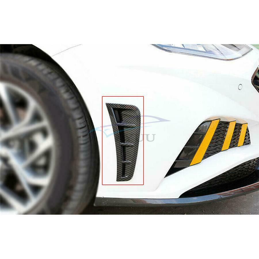 2×Carbon Fiber Look Side Air Outlet Decoration Stickers For Hyundai Sonata 20-21