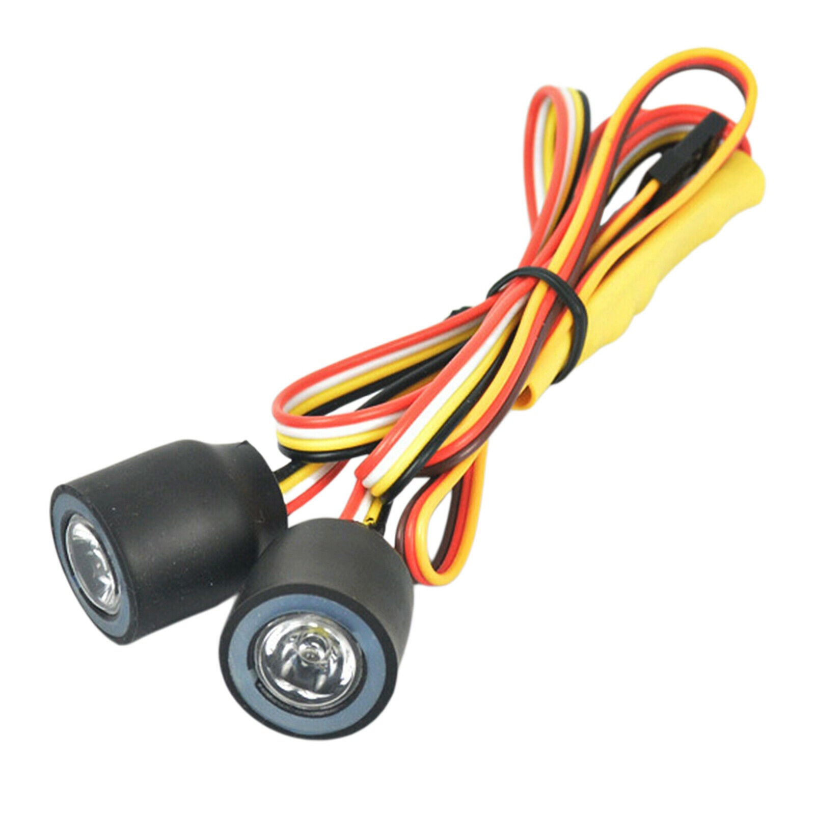 20mm Angel Eyes LED Lamp Headlights for 1:10 Scale RC Crawler Upgrade Parts