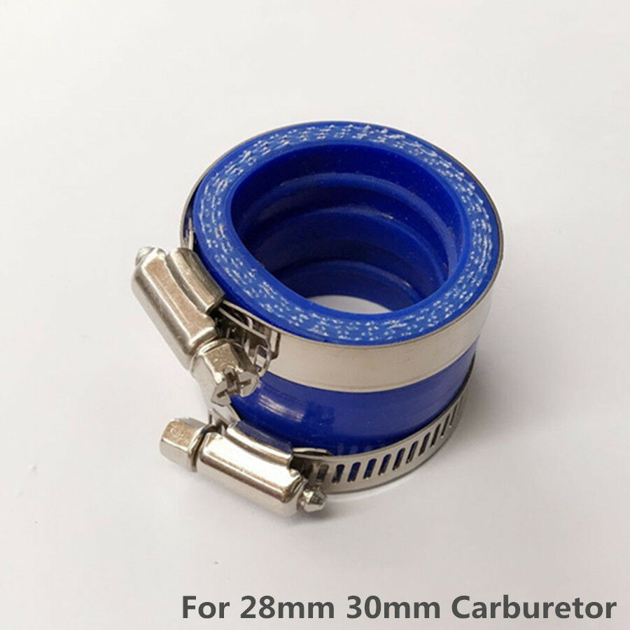 Carburetor Rubber Adapter Inlet Intake Pipe for 28mm 30mm Motorcycle Carburetor