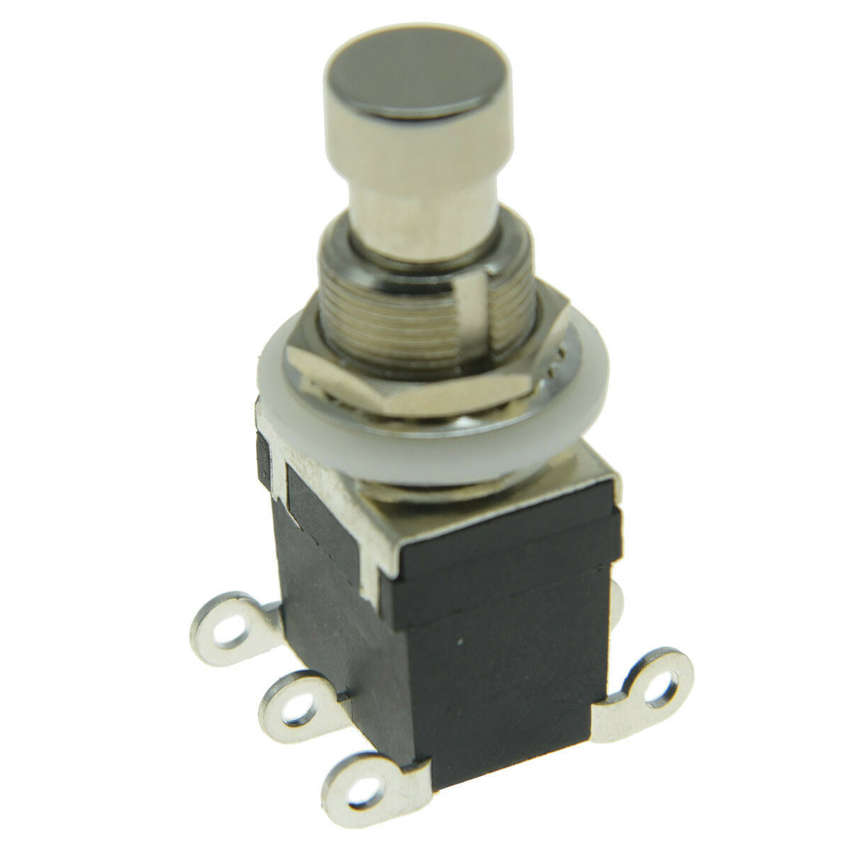 2pcs 6-Pin DPDT Guitar Effects Pedal Latching Stomp Foot Switch Bypass