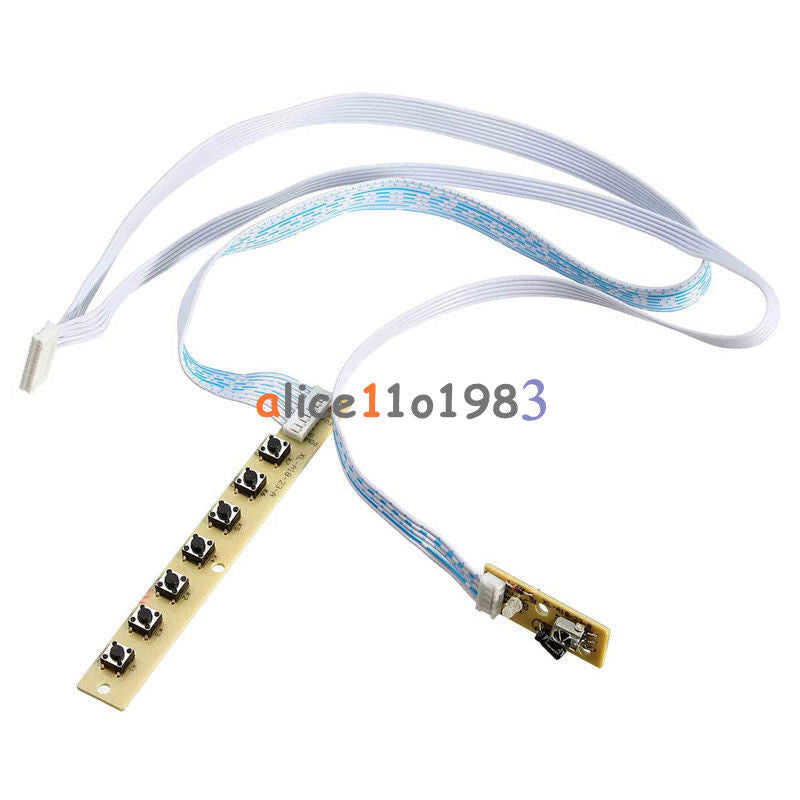 7 Key Switch TV V29 V59 Edge Keypad Board With Multi-functional interface