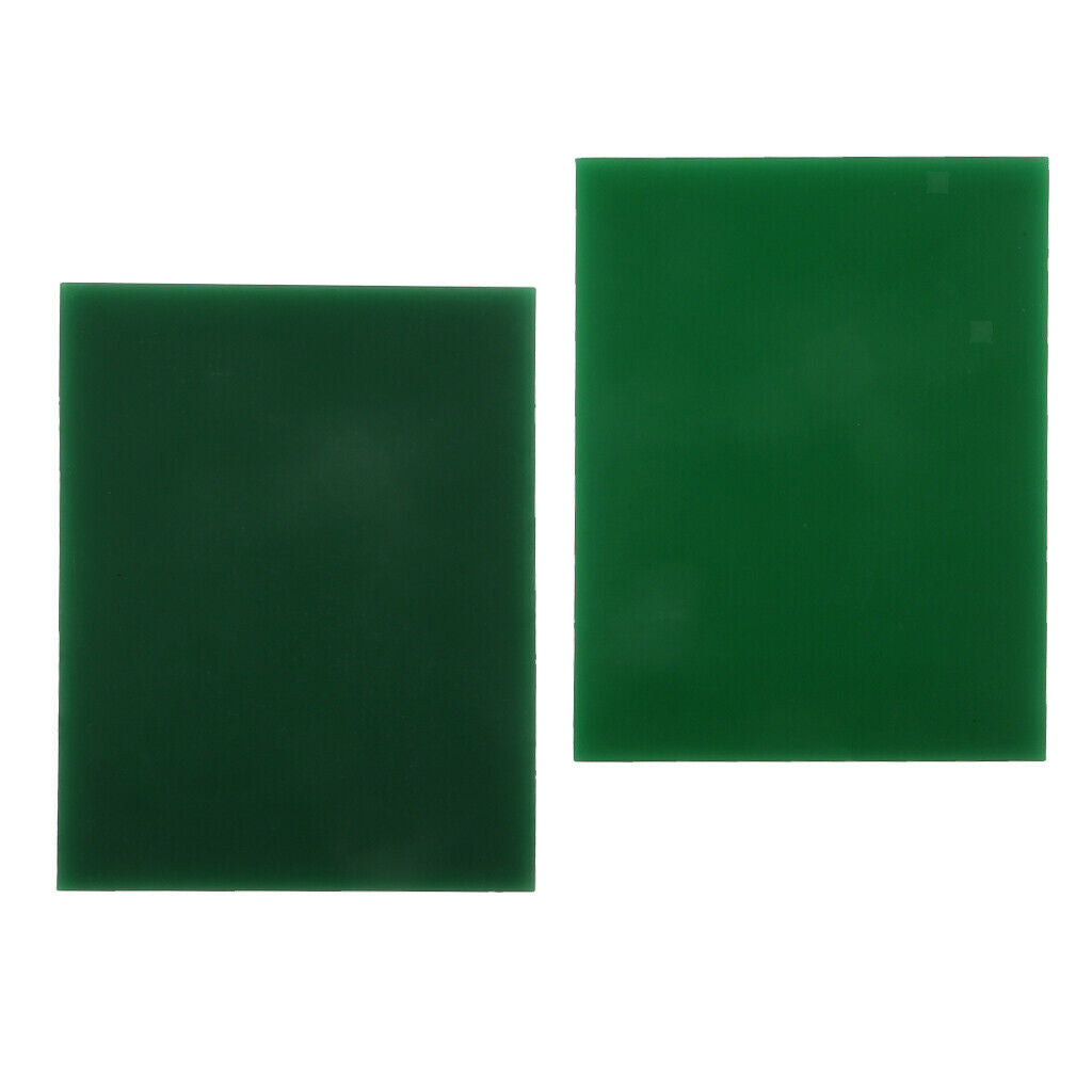 2Pc 3/4mm Carving Wax Block Green, Hard, Sliced for Jewelry Making diy Designing