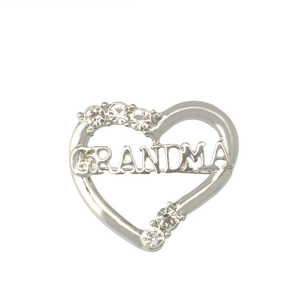 Brooch Woman Fantasy Clothing Accessories - Letters From Grandma And Mom