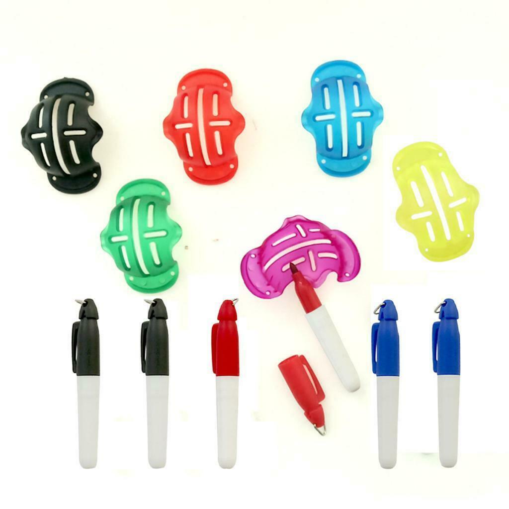12Pcs Golf Ball Line Marker Stencil Drawer Marker Pens Marking Accessories