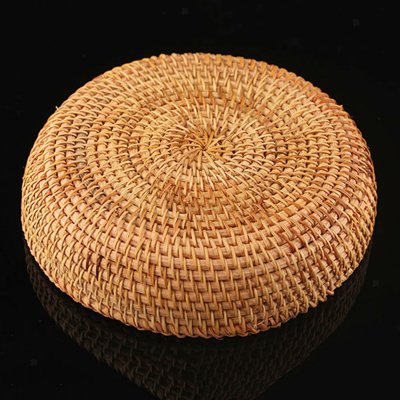 Round Wicker Woven Storage Basket for Home, Shops or Markets Container