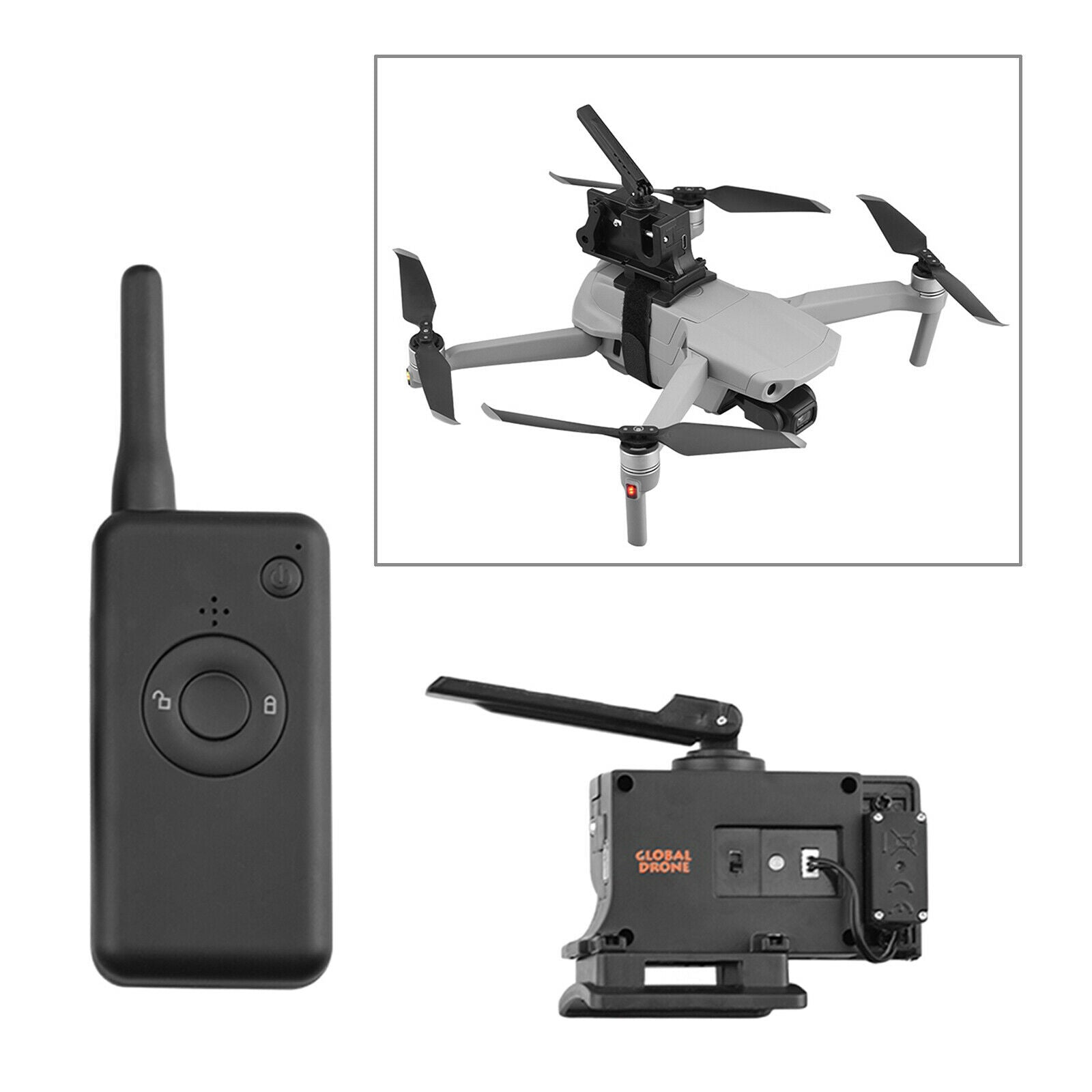 Air Drop Drone Thrower Release Device Kit for DJI Mavic Mini 2 for Bait Hook