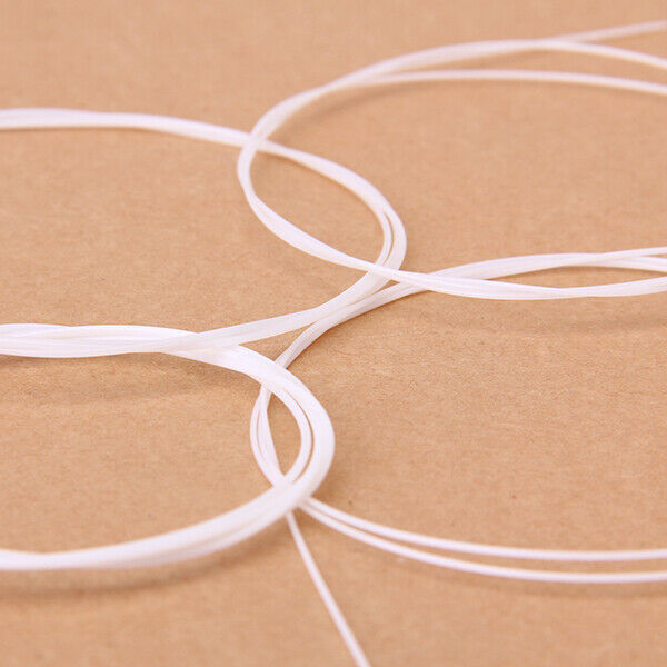 Replacement 4 White Nylon Ukulele Strings Set New High Quality