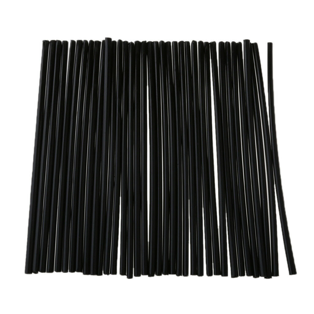 36x Black Wheel Spoke Wraps Coat Covers Kit for Motocross Dirtbike Motorbike