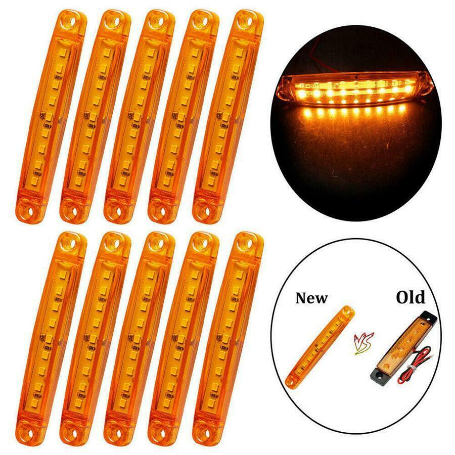 20x Amber LED SMD Truck Lights Marker Lights For Buse Truck Trailer Lorrie