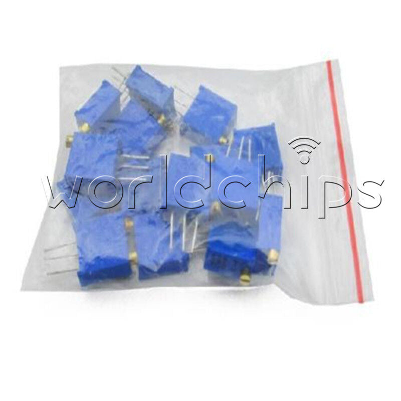 15PCS Potentiometer Assorted Kit Variable Resistor Resistive 15Value 3296Trimmer