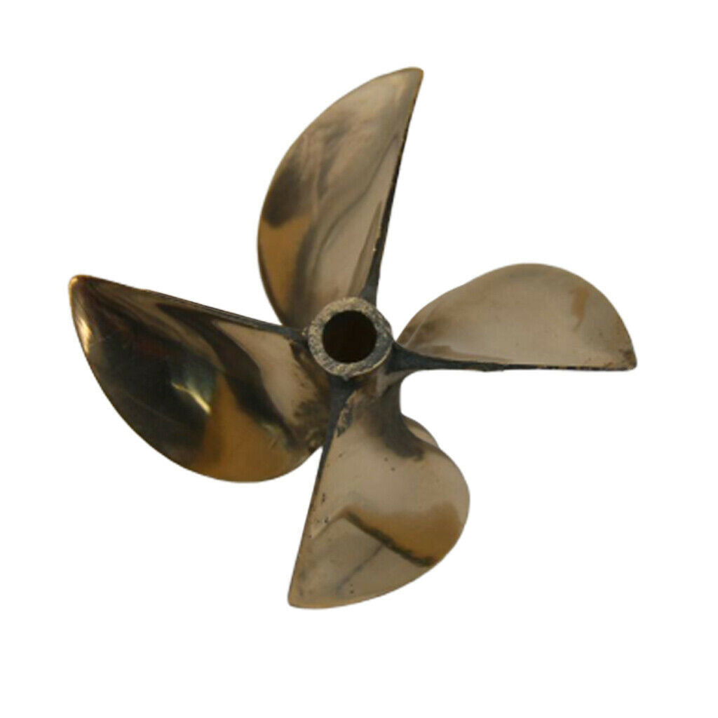 Racing Boat 4-Blade Propeller 67mm Diameter For 6.35mm 1/4" Prop Shaft Boat