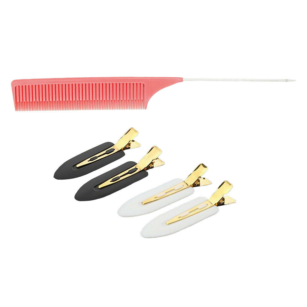No Bend Hair Clips No Mark No  and Salon Highlight Comb Styling Tool