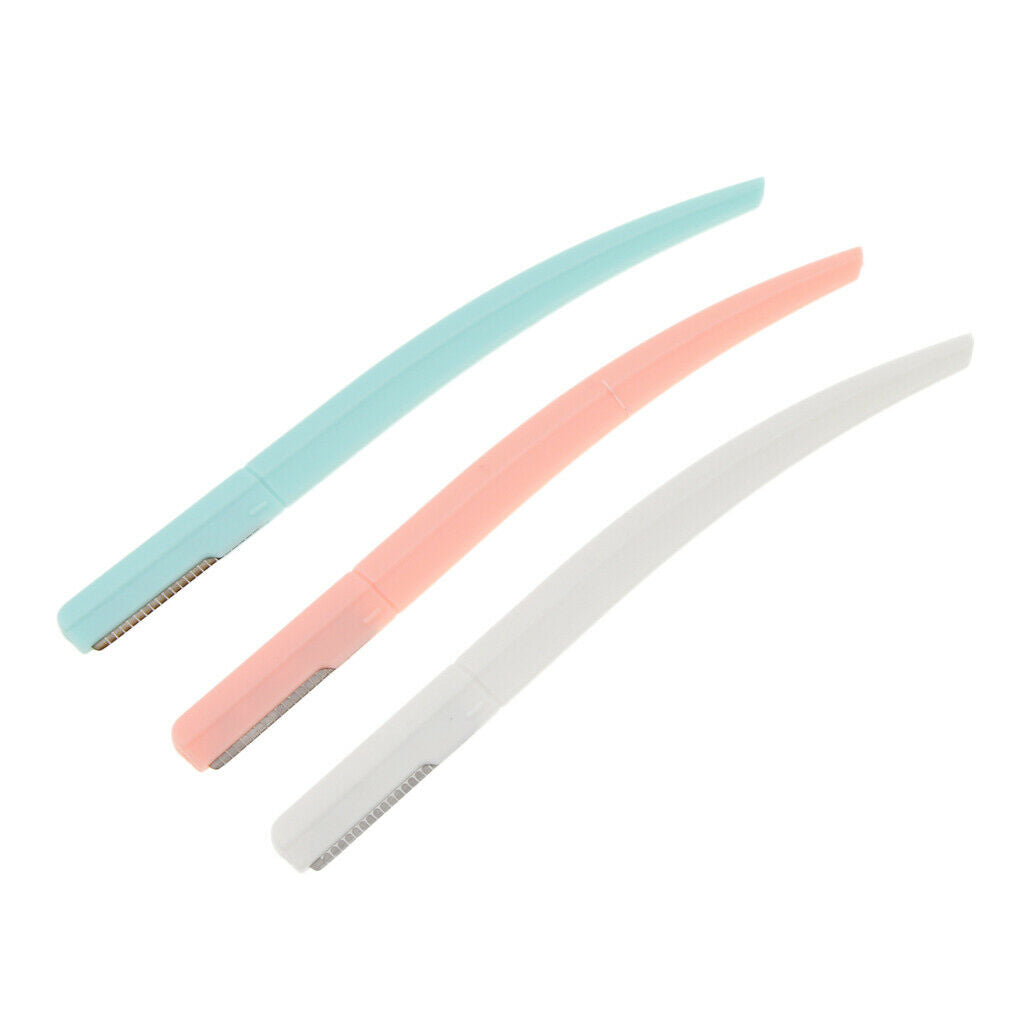 3 Women Eyebrow Shaper Razor Shaver Blade Trimmer Brow Shaping Beauty Tool