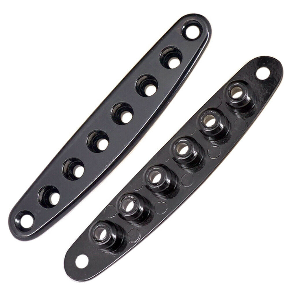 Guitar String Ferrules Bushing Plate Electric Guitar Parts Accessory Black