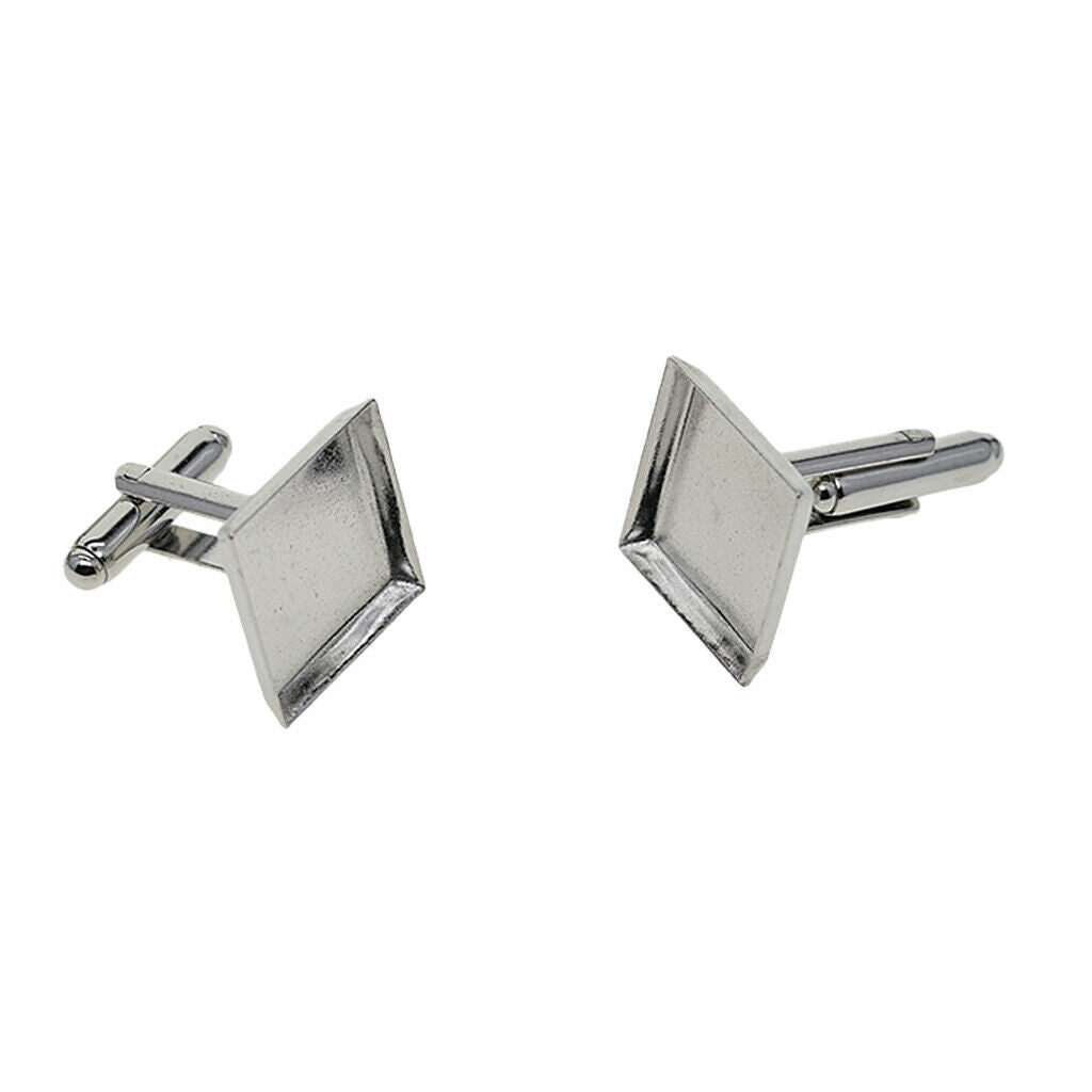20x Brass French Style Blank Cufflink Base Cufflink Cabochon