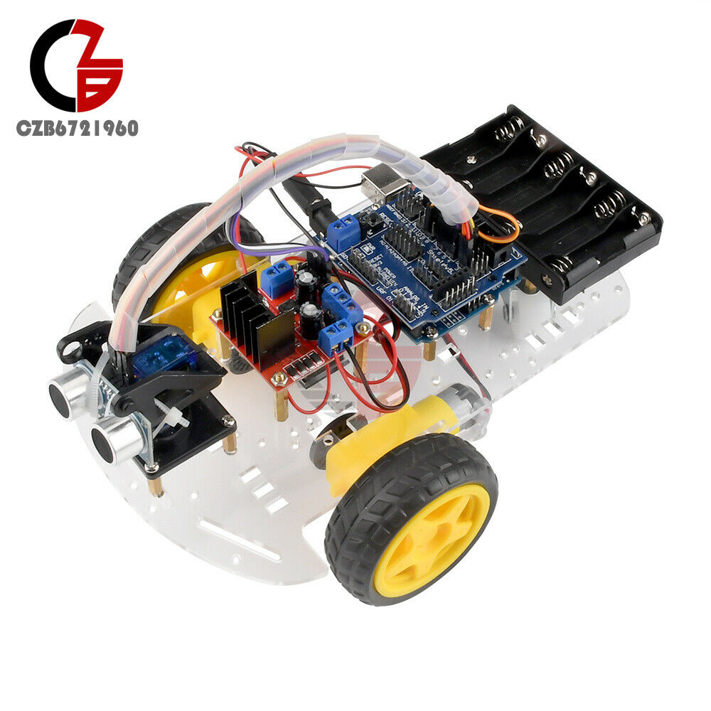 Avoidance tracking Motor Smart Robot Car Chassis Kit Speed Encoder Ultrasonic