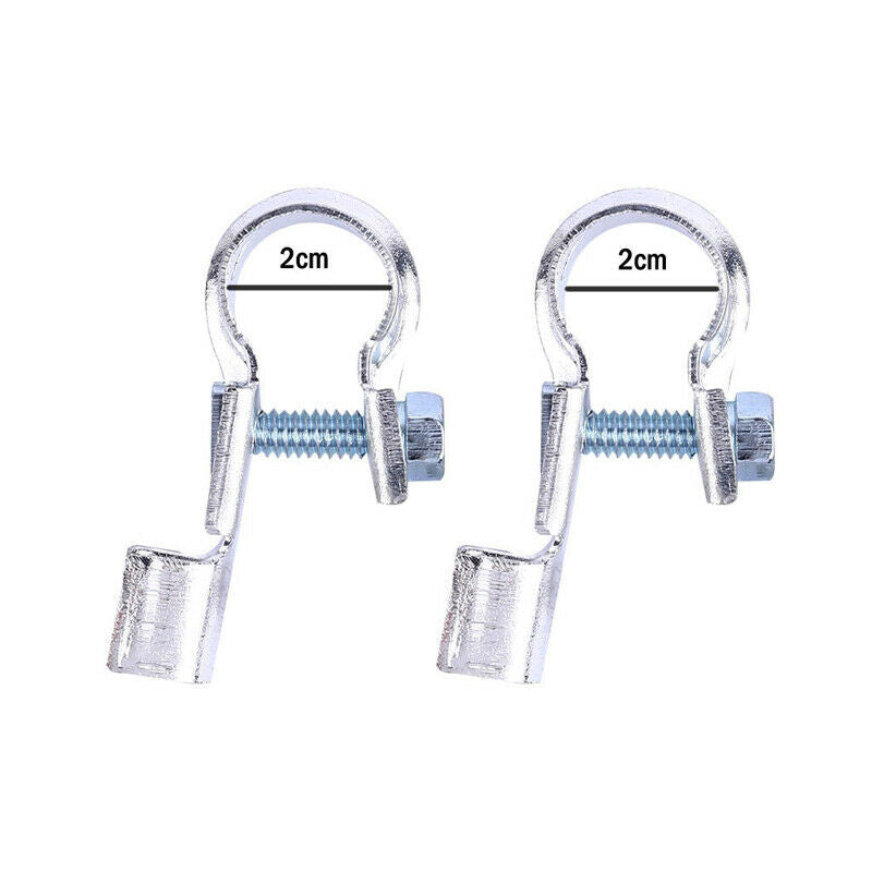 M8 Car Postive & Negative Battery Cable Clamp Terminal Connector Head 17mm-19mm