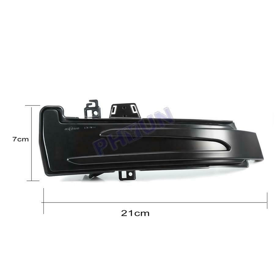 2x LED Rearview Mirror Turn Signals Light For Mercedes Benz W204 CLA A B C E GLA