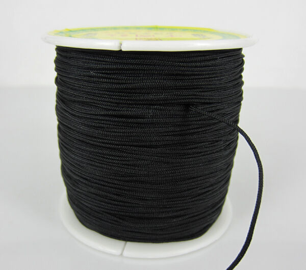 50M Black SUPERIOR QUALITY Nylon Cord / Chinese Knot/Shamballa Macrame Beading