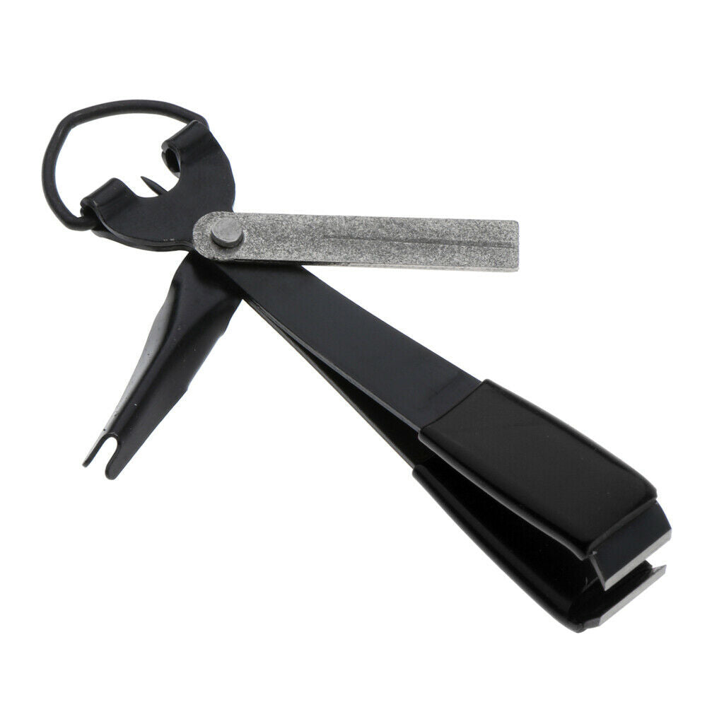 3 Pieces Durable 4 In 1 Knot Fishing Line Nipper Cutter Clipper Tackle