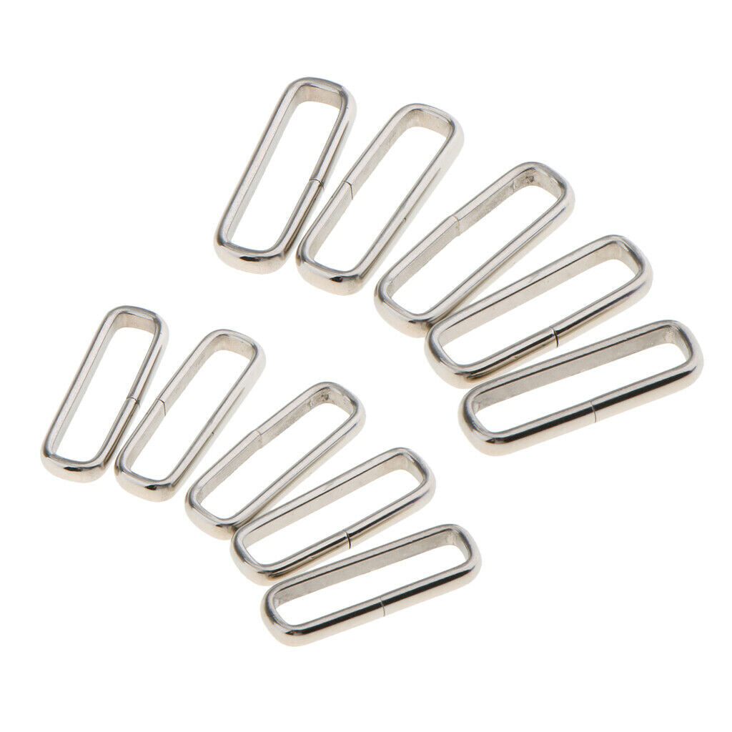 10Pcs Watch Band Retaining Keeper Buckle Ring Loop Watches Retainer Holder