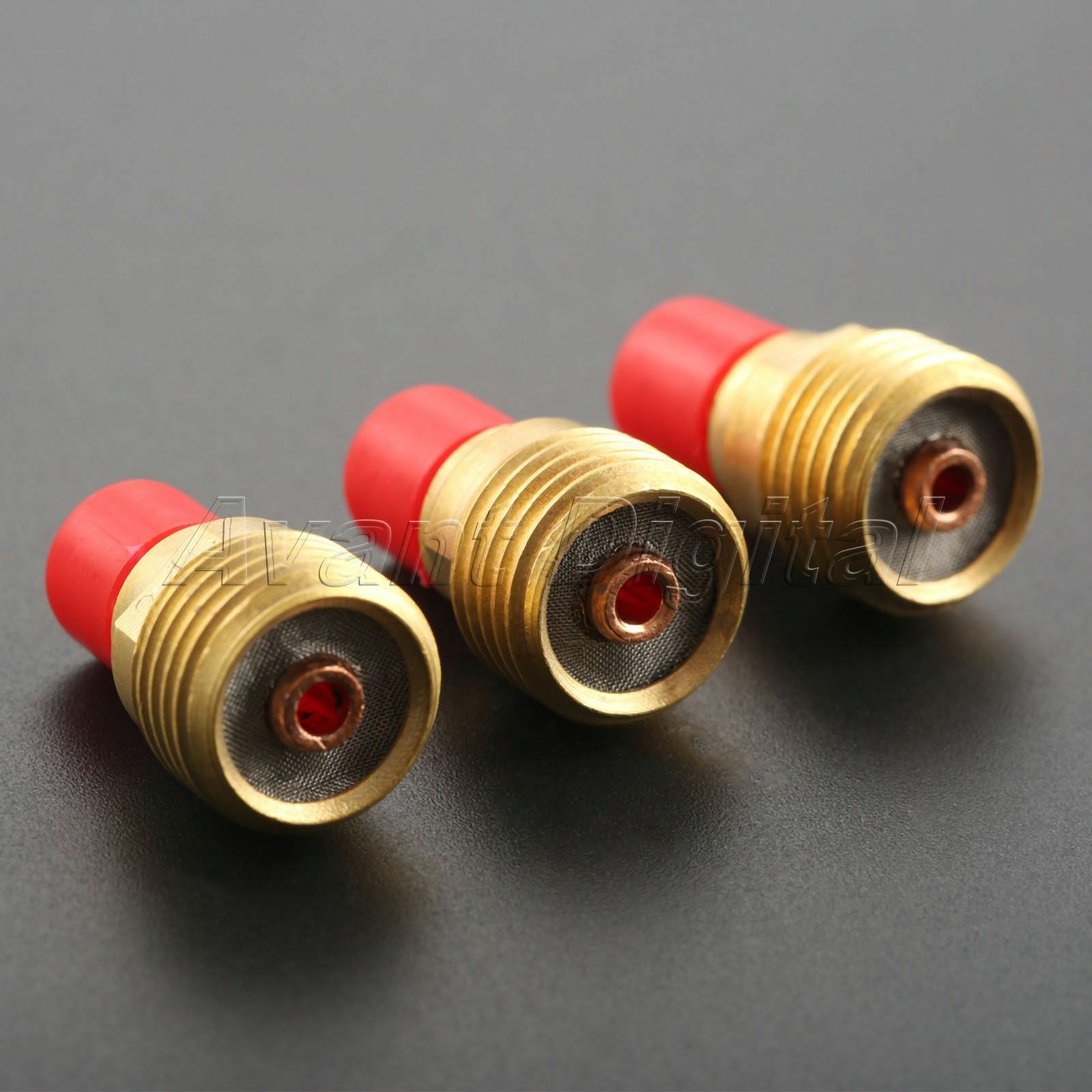 45V44 2.4mm TIG Gas Lens Collet Body SR DB PTA WP 9 20 25 Torch Supplies 3PK