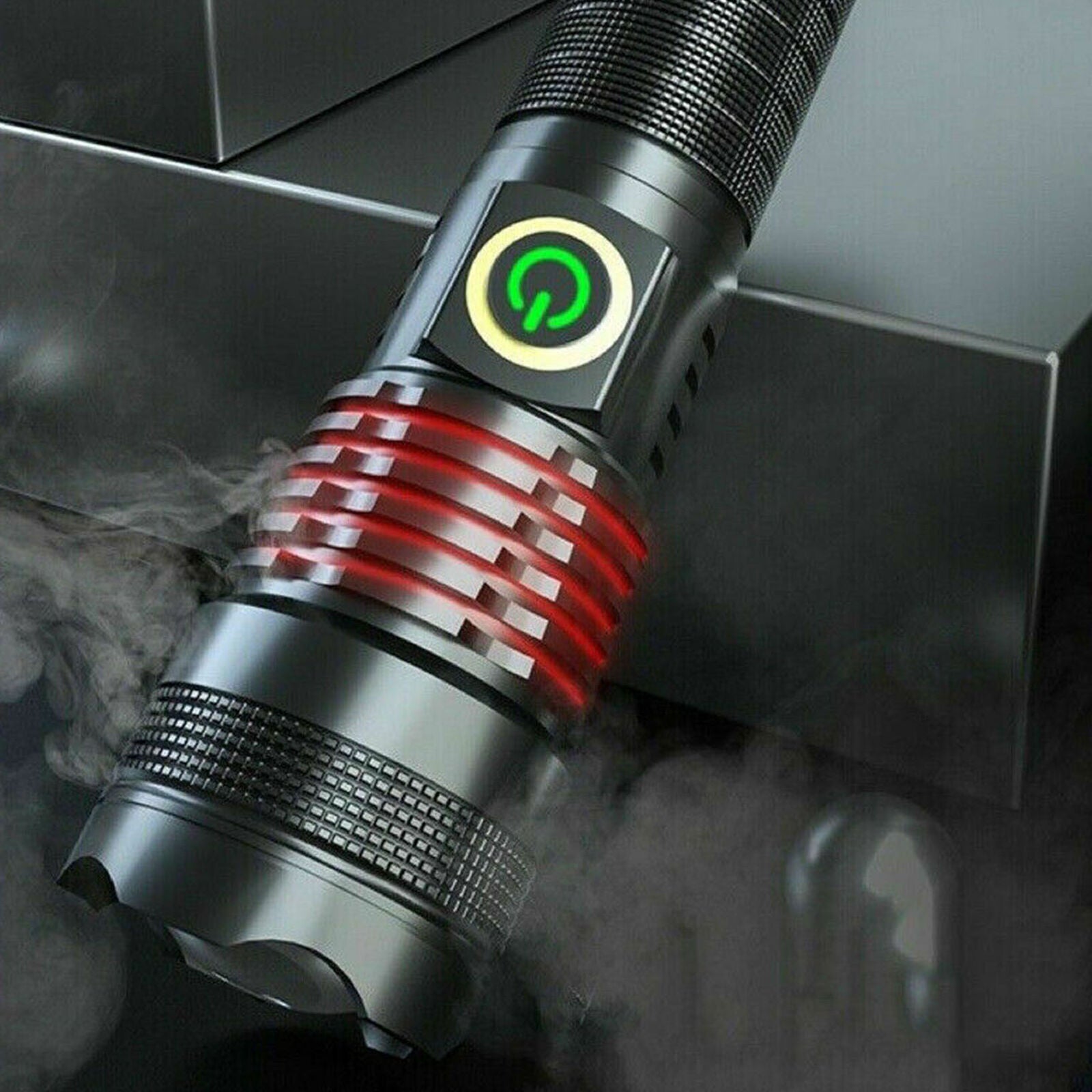 Rechargeable 1000000 Lumens XHP70 Most Powerful LED Flashlight USB Zoom Torch