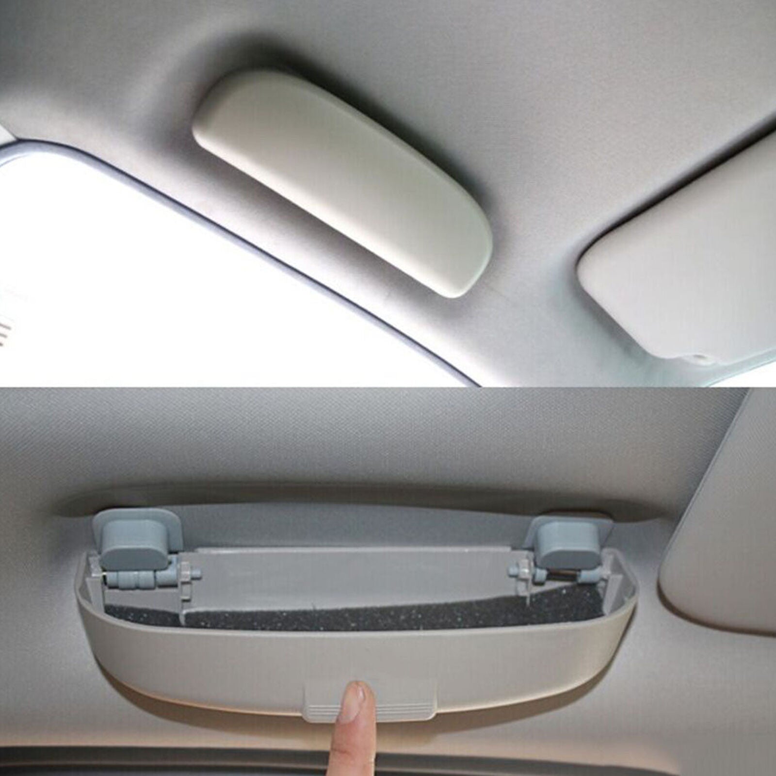 Hot Auto Accessories Car Sunglasses Holder Glasses Case Cage Storage Box