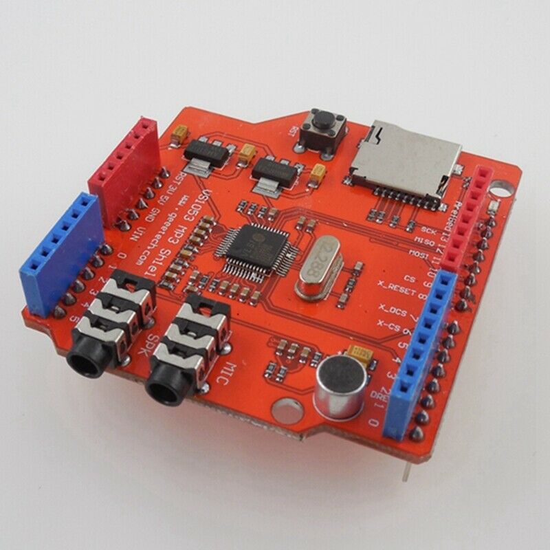 VS1053 MP3 Module Development Board with Amplifier, Decoder Board, Onboard RecK6