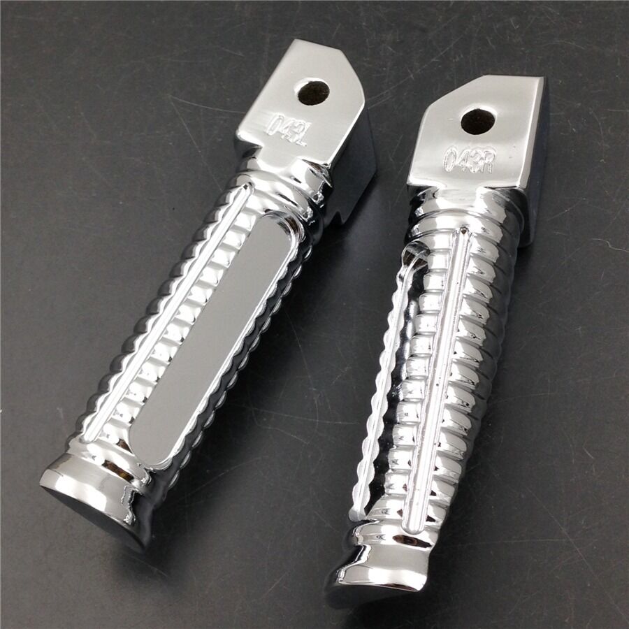 M.Chromed  foot pegs for Kawasaki ZX-6R 636RR ZZR 750 1100 1200 10R