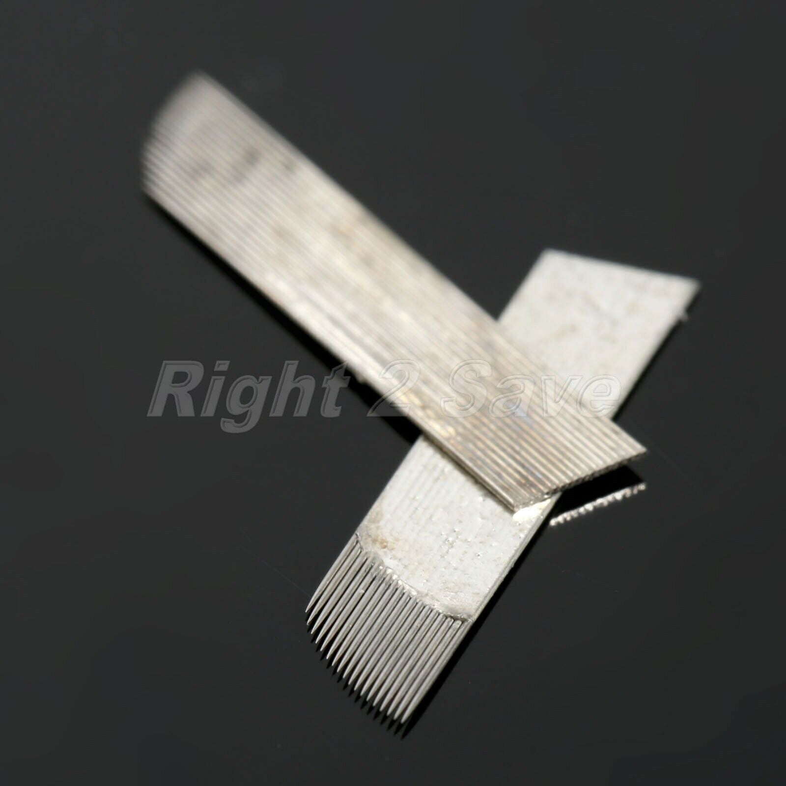 10x Quality Permanent Makeup Manual Eyebrow Tattoo Bevel Blades 18Needles