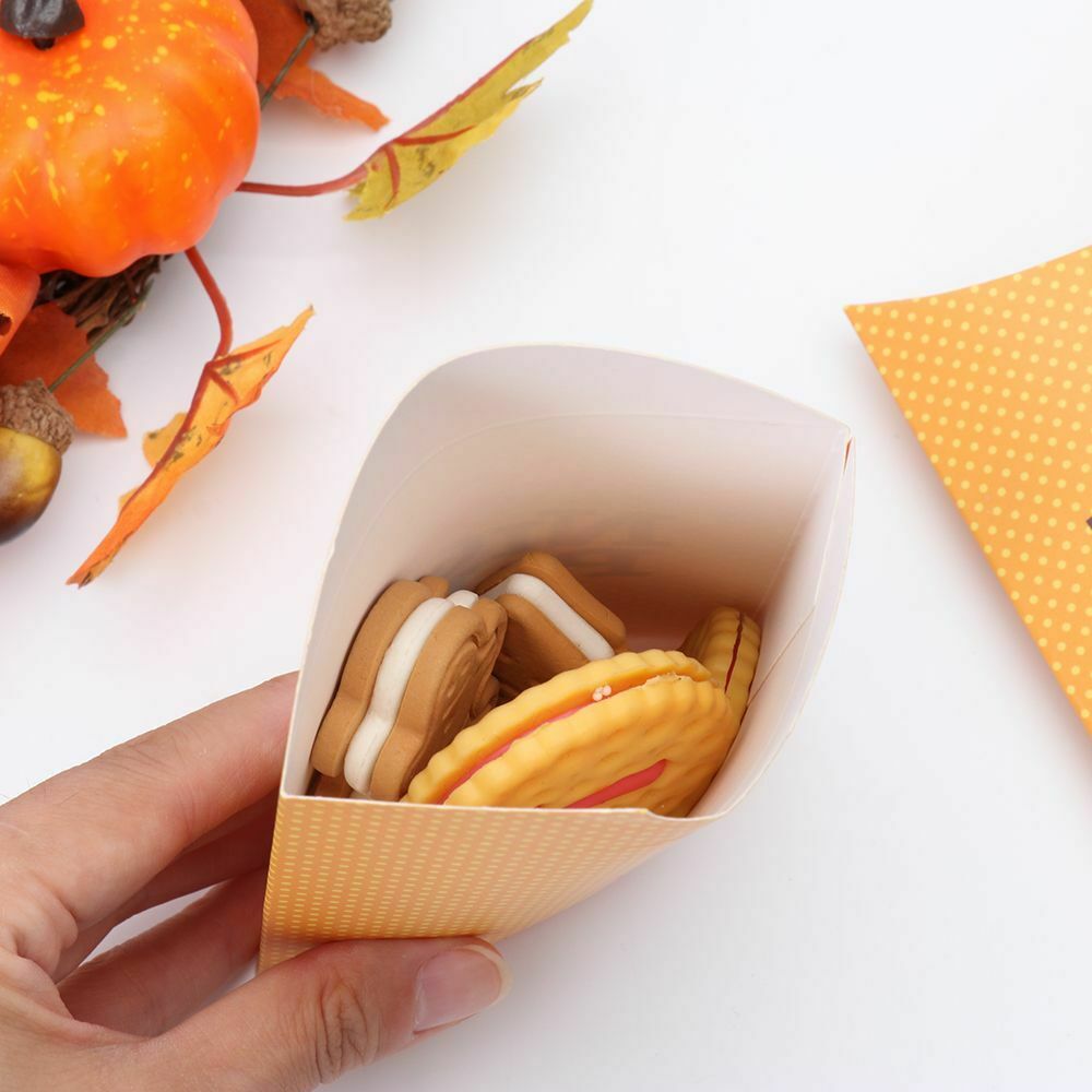 Pouch Cardboard Halloween Kraft Gift Bag Paper Candy Boxes Pillow Shape Box