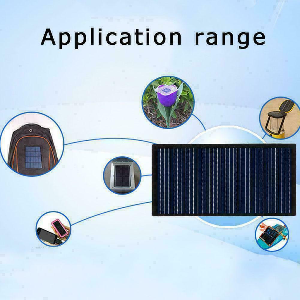 Mini Solar Panel System For DIY Battery Cell Phone New Charger 5V 60MA E6W1