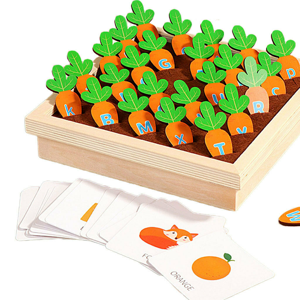 Montessori Simulation Pulling Carrots Game Matching Game Learning Toys