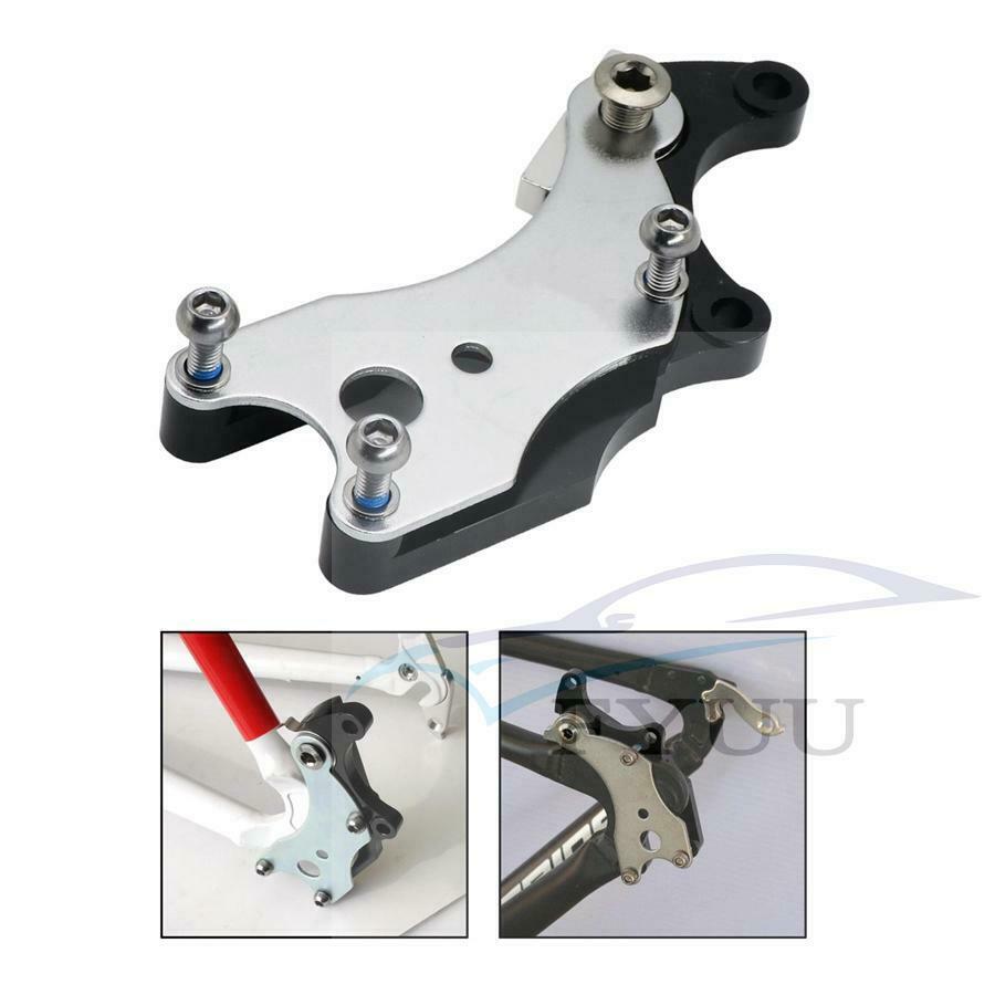 Bike Disc Brake Adapter Sturdy Road Bicycle Caliper Bracket Seat Refit Alloy