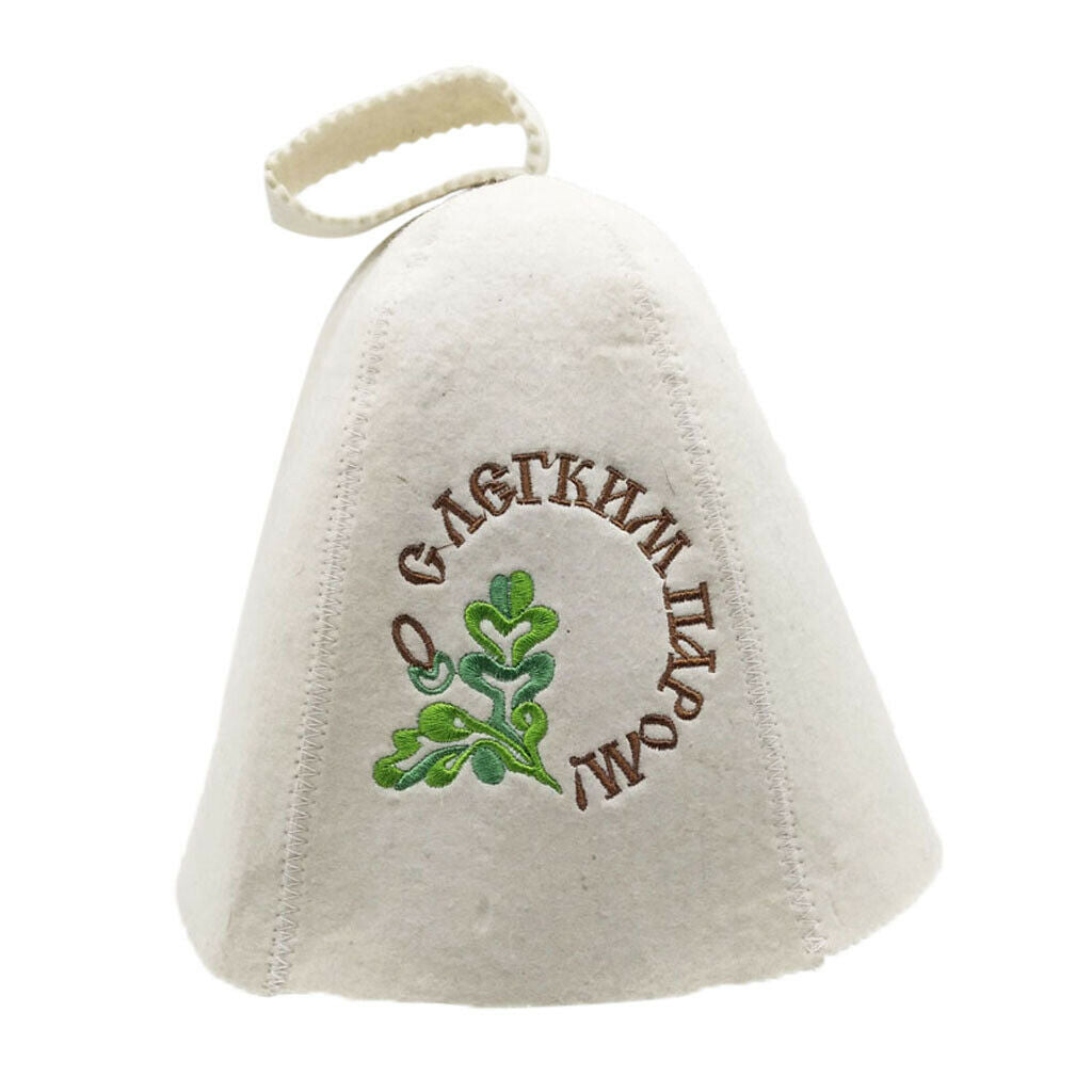3Pcs Bathhouse Sauna Wool Felt Hat Fits for  All Unisex  33x 30cm/ 12.99x