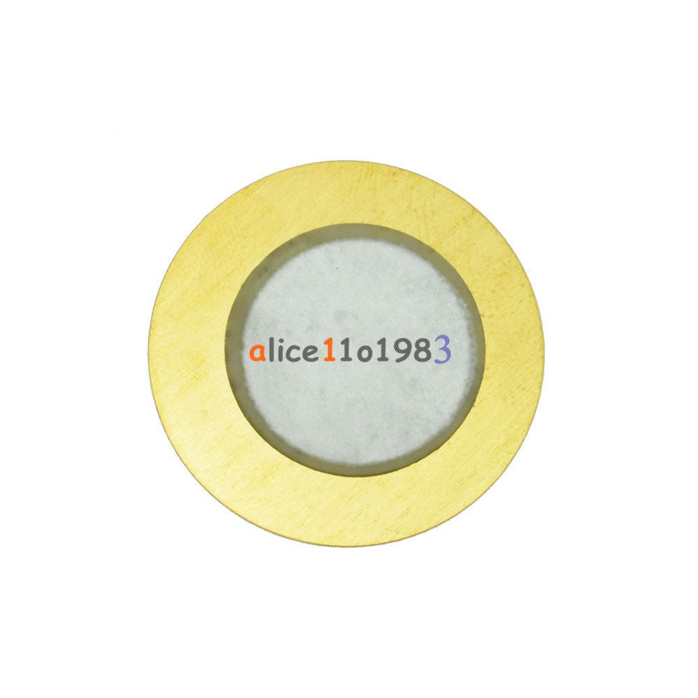 5PCS 35mm Piezo Elements buzzer Sounder Sensor Trigger Drum Disc+ copper