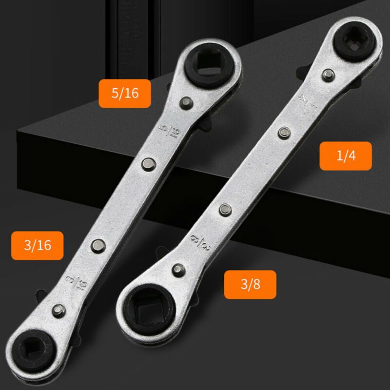 1/4" 3/8" 3/16" 5/16" Ratchet Square Wrench Equipment
