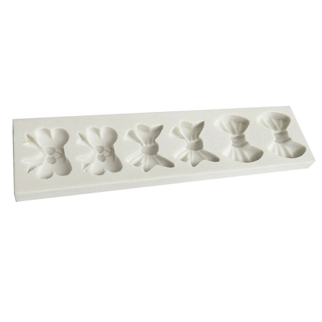 Bowtie shape fondant cake mold silicone candy chocolate mold