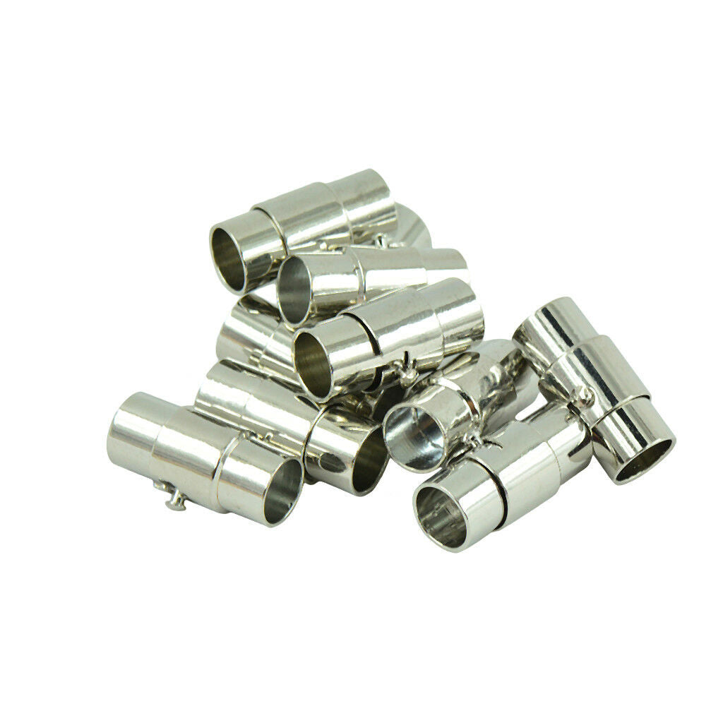 20pcs Magnetic Leather Cord End Clasp Integral Clasp - Fit 6mm Leather Cord
