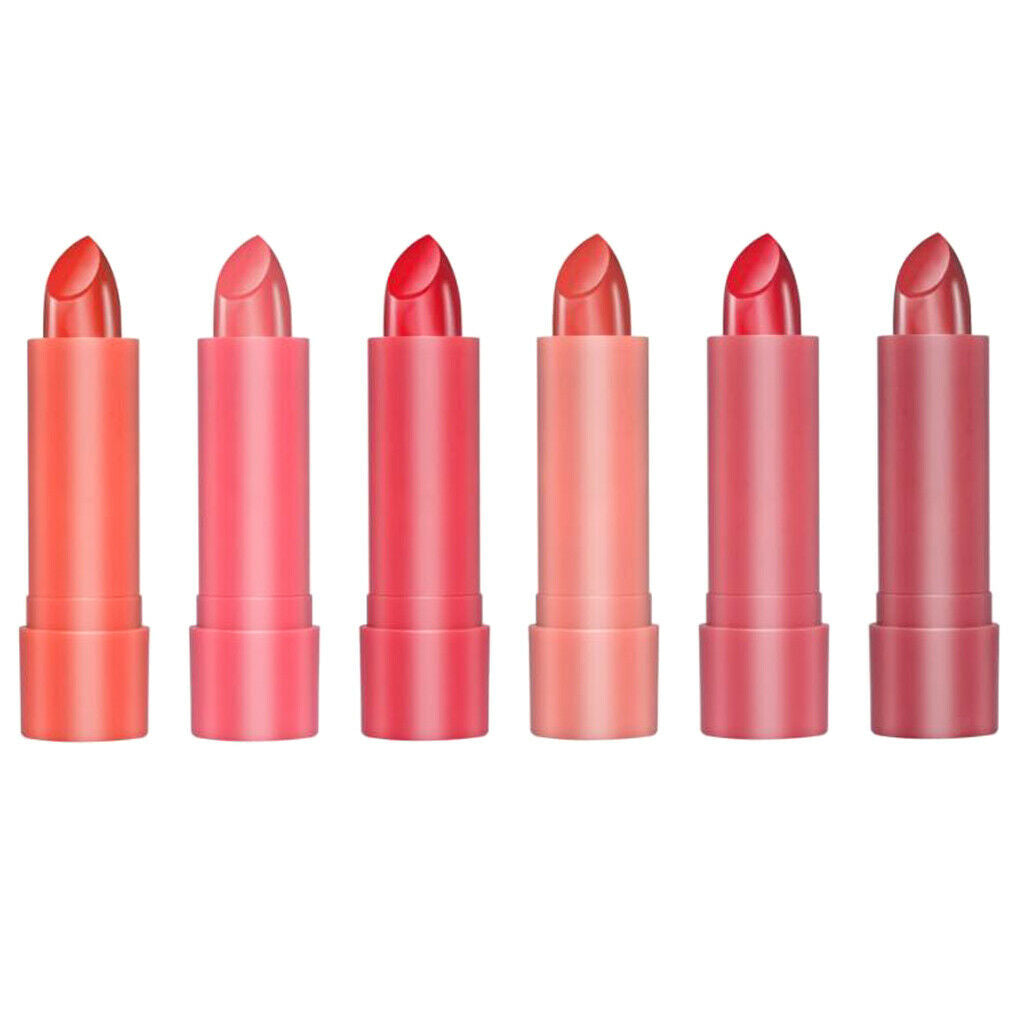 Lipsticks Set 6 Color Moisturizing Matte Lip Gloss Waterproof Long Lasting A