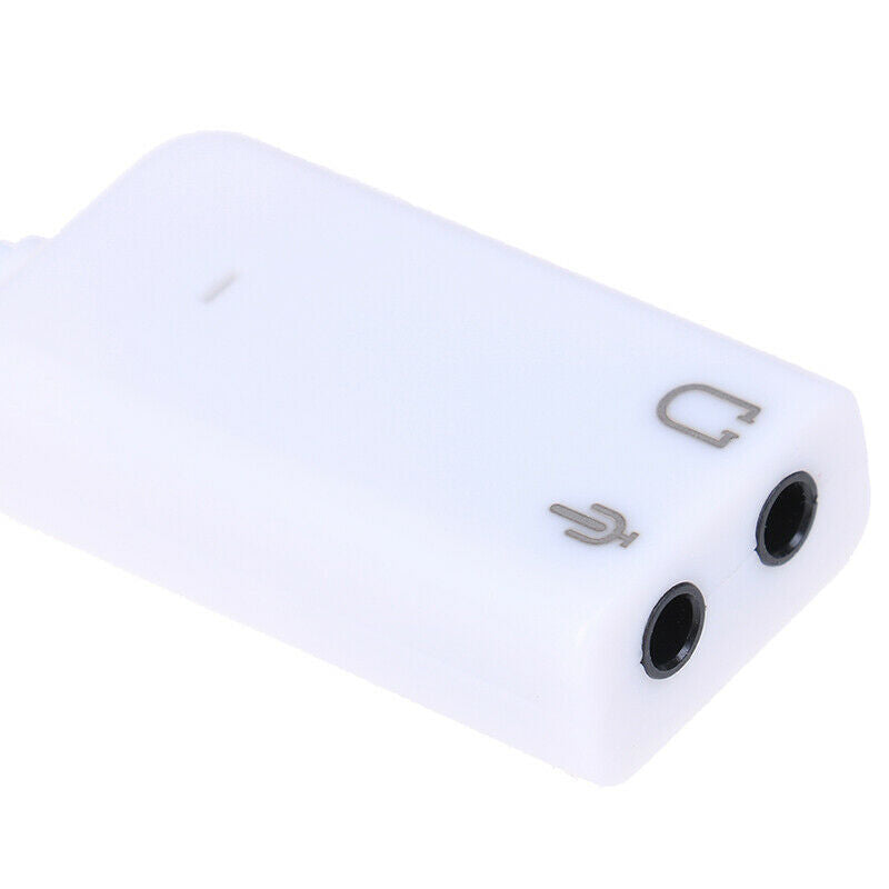 External USB Audio Sound Card Adapter 7.1 Virtual Channel With Cable 3.5m.l8