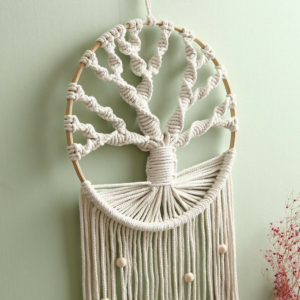 Handmade Macrame Tree of Life, Macrame Wall Hanging, Macrame Dream Catcher