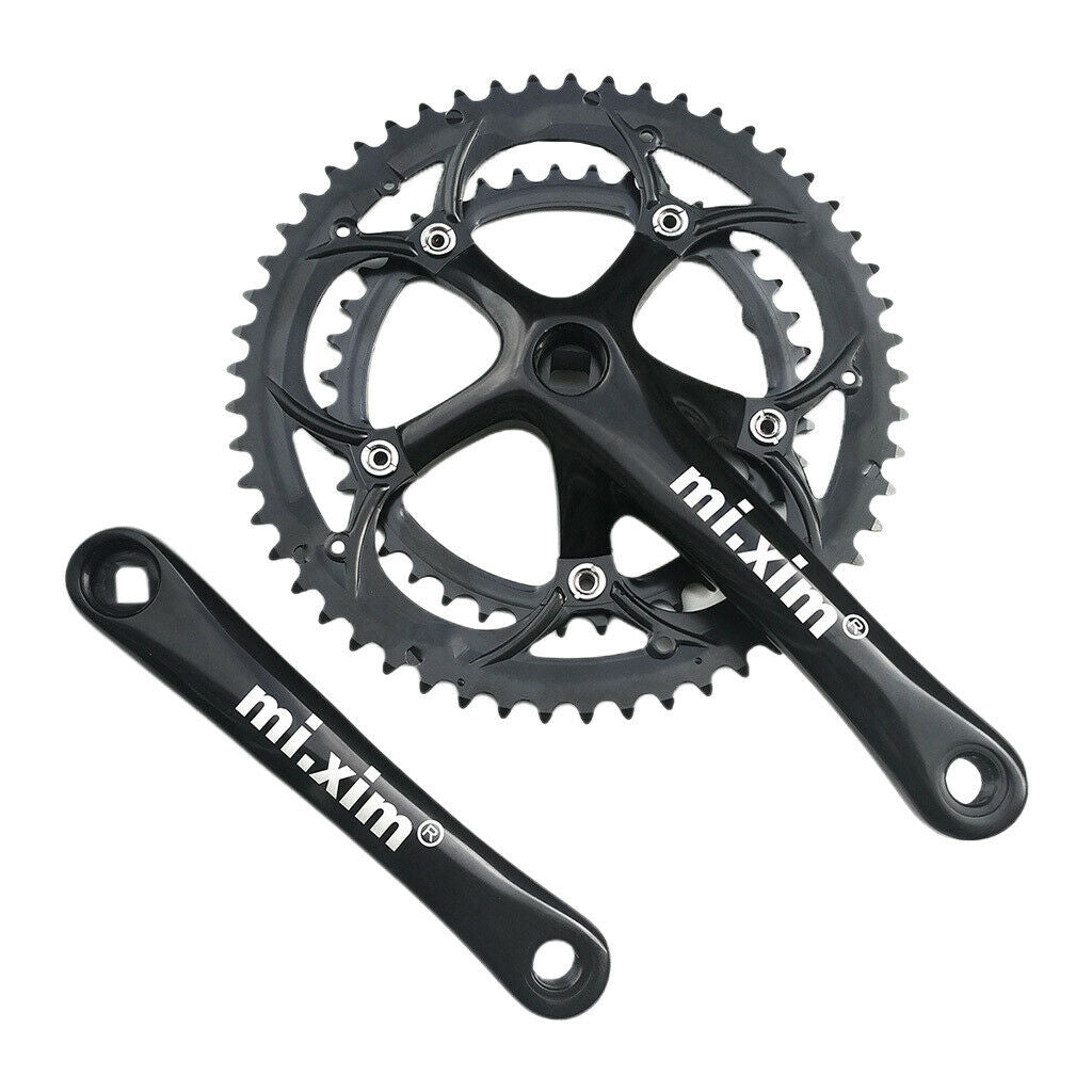 Alloy Crankset with 130BCD 170 High Tensile Steel Double Chainring