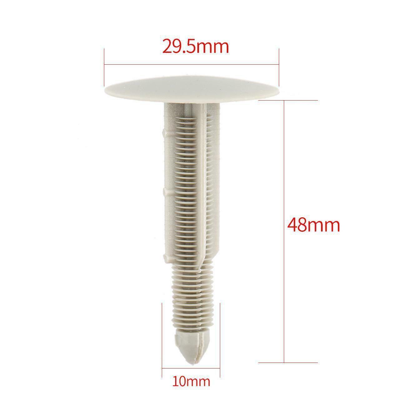 15PCS 49mm GREY HEADLINER HEADLINING ROOF TRIM CLIPS FOR FORD TRANSIT 2006-2013