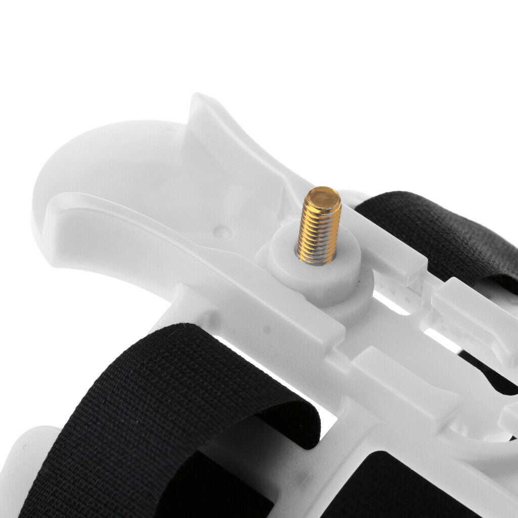 Cycling Adjustable Plastic Water Bottle Holder Cages with 2 Screws White